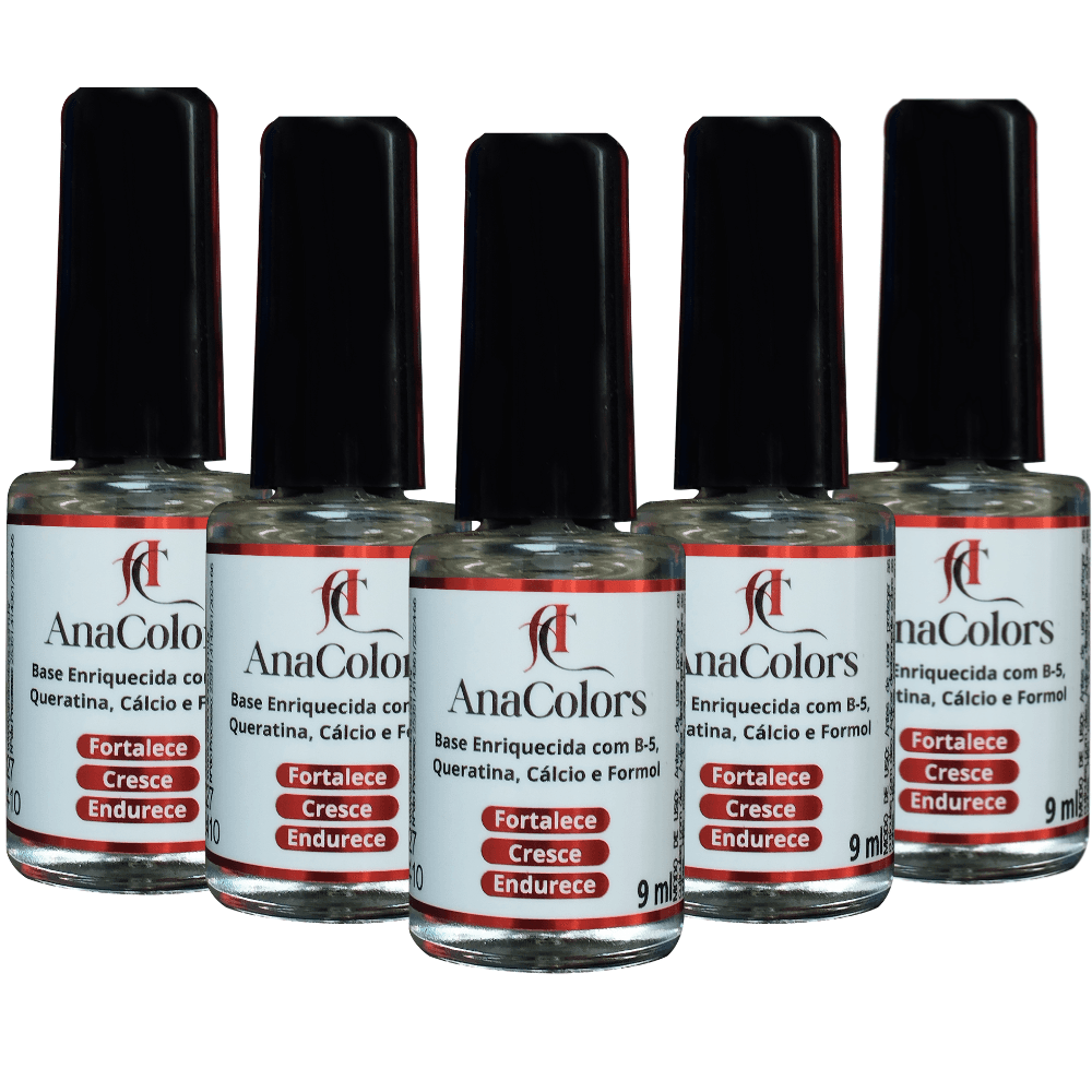 Kit 5 Bases Fortalecedoras AnaColors